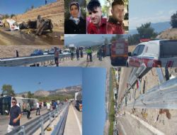 Mut'ta otob�sle kamyon �arp��t� 3 �l� 7 yaral�